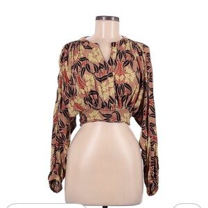 Haute Hippie Multicolor Floral Blouse